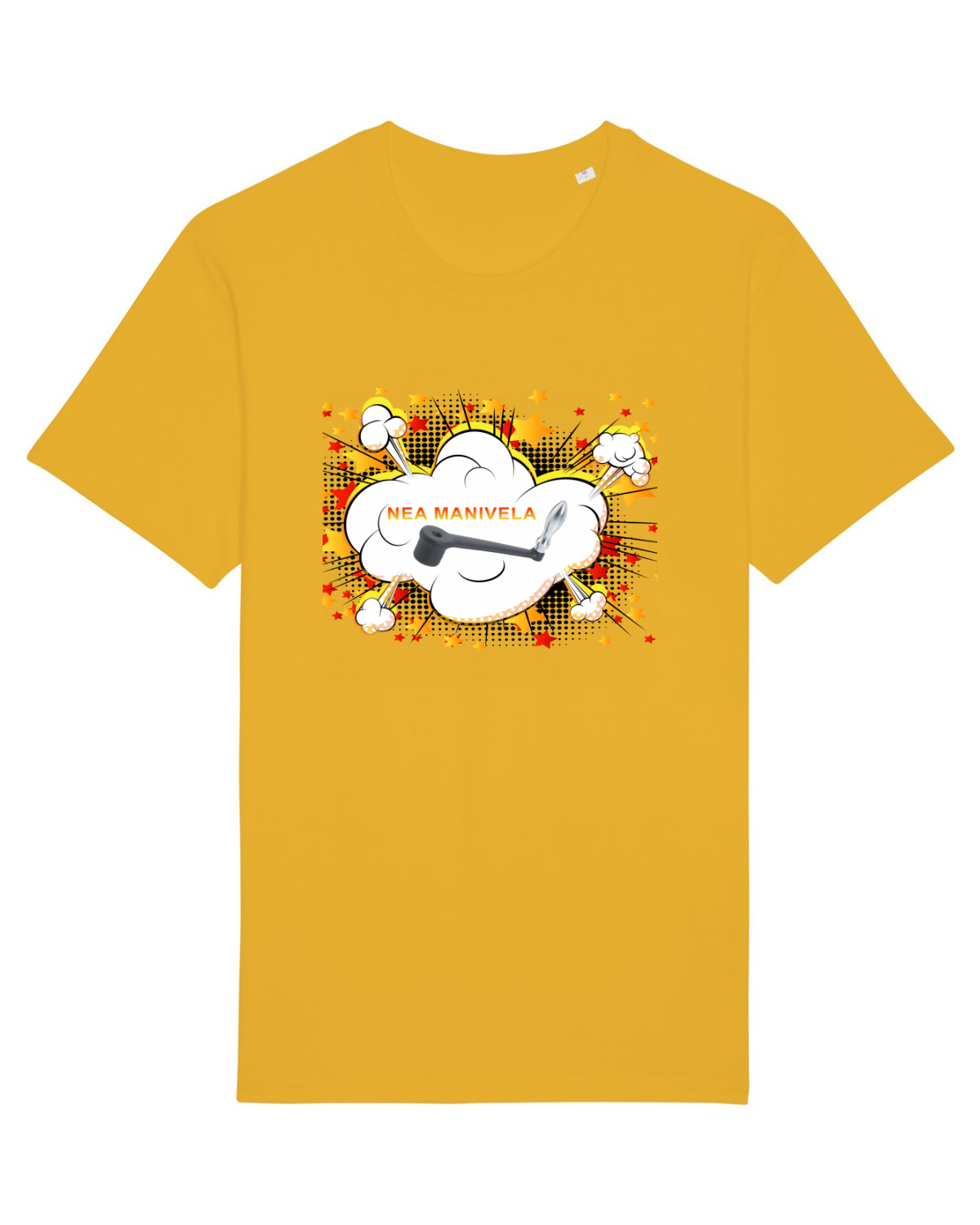 Tricou mânecă scurtă Unisex Rocker Spectra Yellow