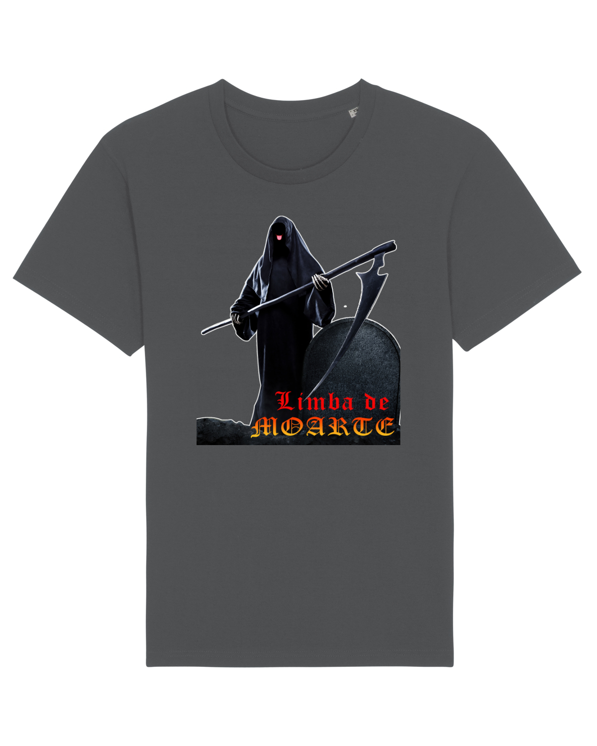 Tricou mânecă scurtă Unisex Rocker Anthracite