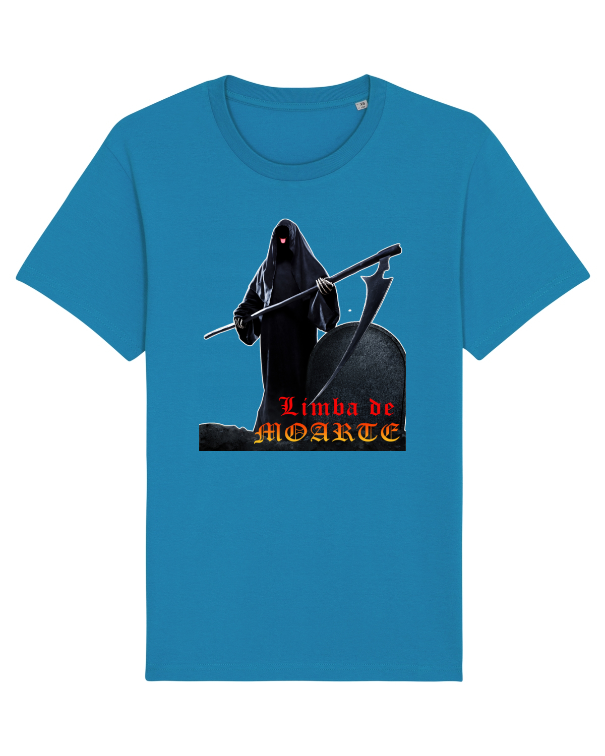 Tricou mânecă scurtă Unisex Rocker Azur