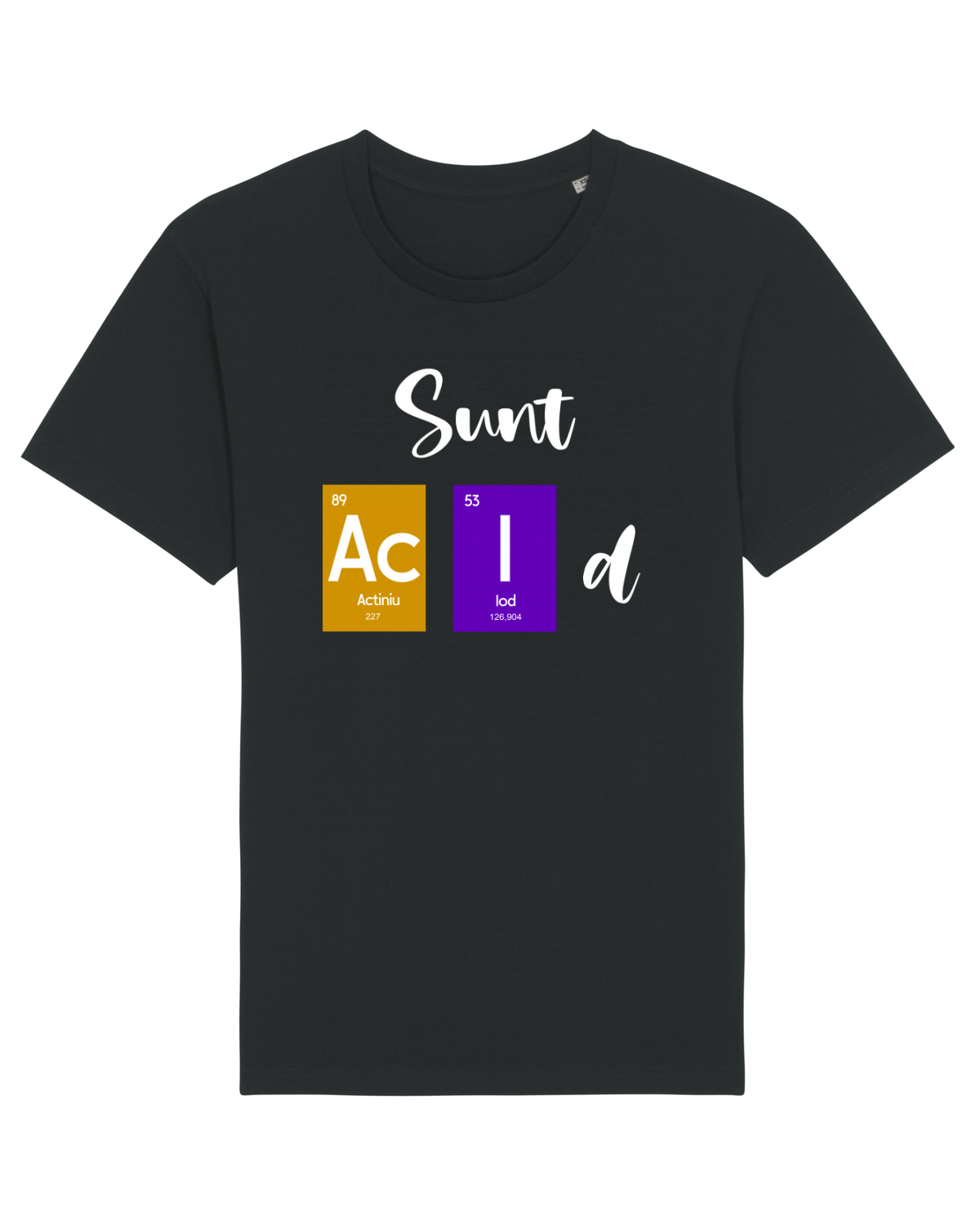 Tricou mânecă scurtă Unisex Rocker Black