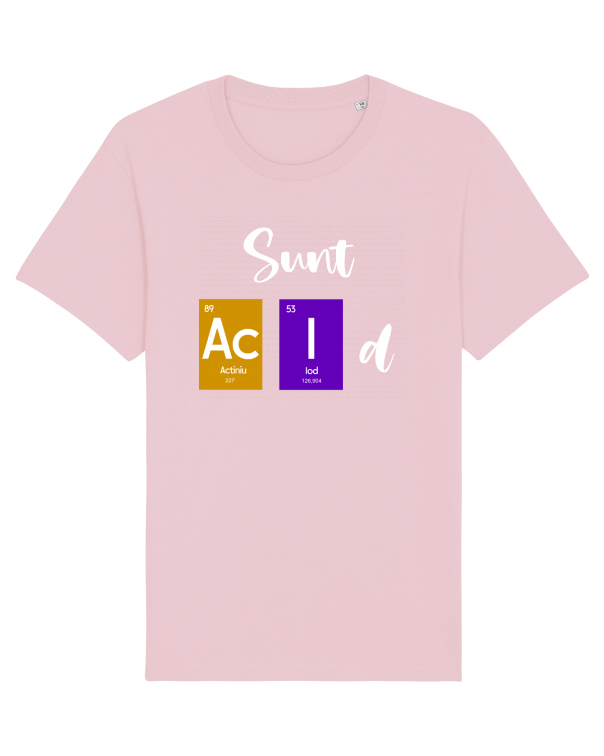 Tricou mânecă scurtă Unisex Rocker Cotton Pink