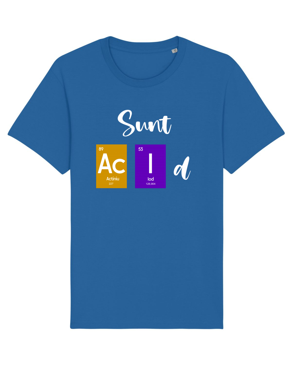 Tricou mânecă scurtă Unisex Rocker Royal Blue
