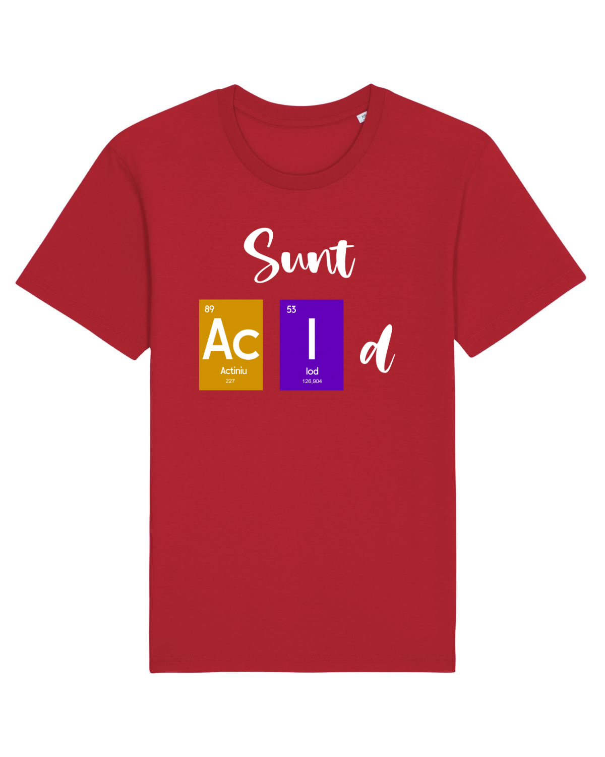 Tricou mânecă scurtă Unisex Rocker Red