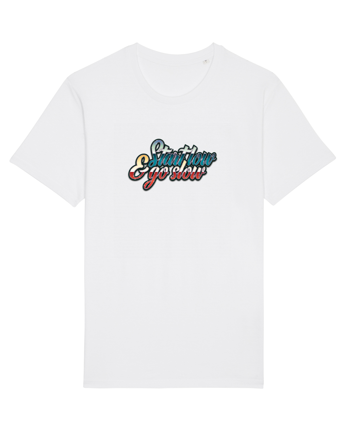 Tricou mânecă scurtă Unisex Rocker White