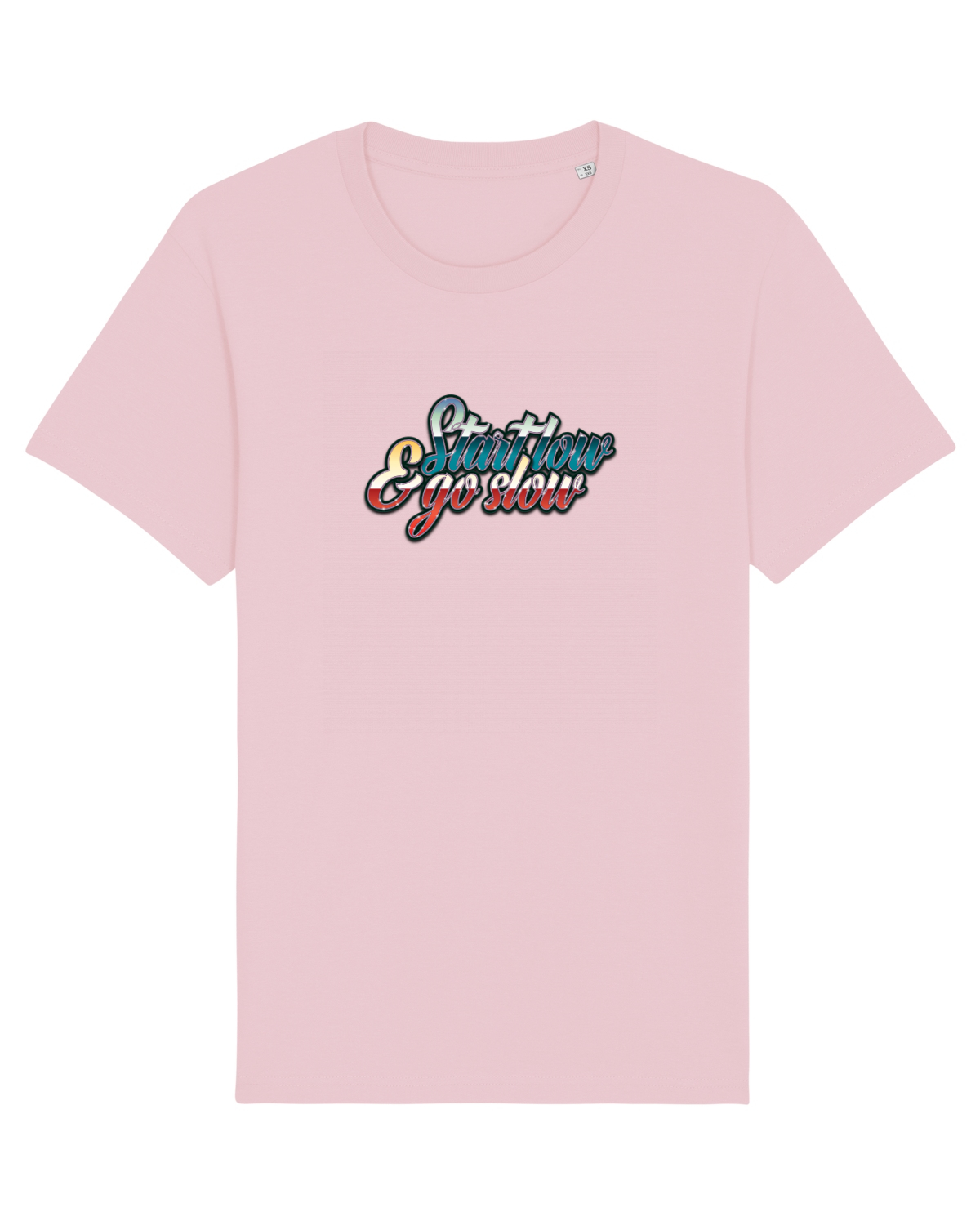 Tricou mânecă scurtă Unisex Rocker Cotton Pink