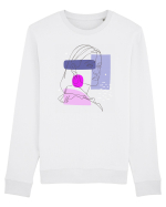 Very Peri portrait Bluză mânecă lungă Unisex Rise