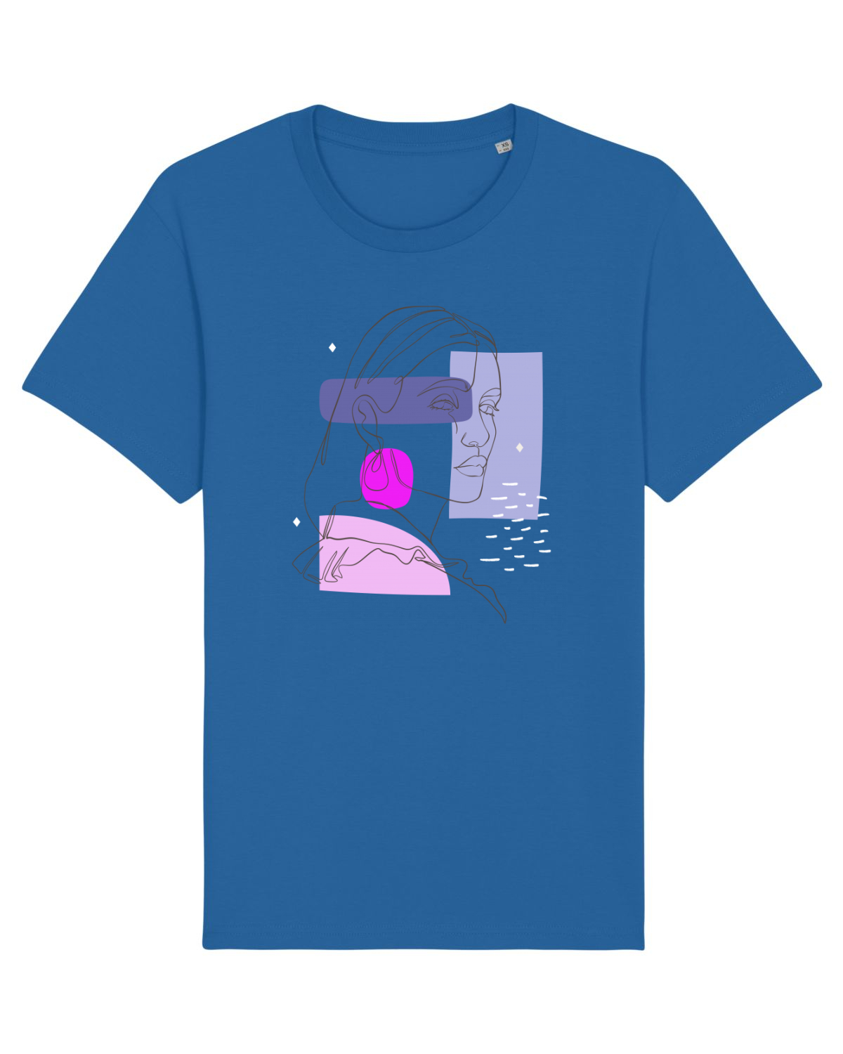 Tricou mânecă scurtă Unisex Rocker Royal Blue