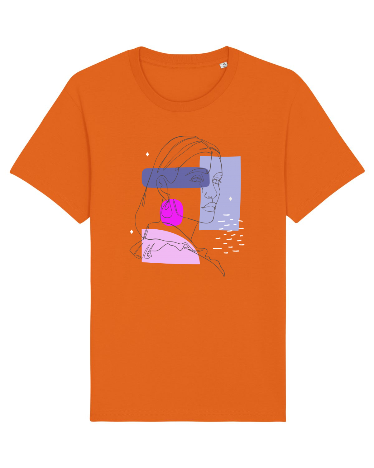 Tricou mânecă scurtă Unisex Rocker Bright Orange