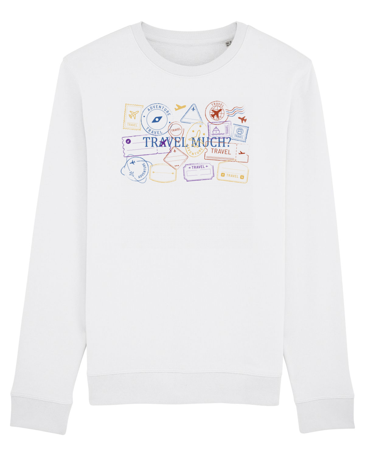 Bluză mânecă lungă Unisex Rise White
