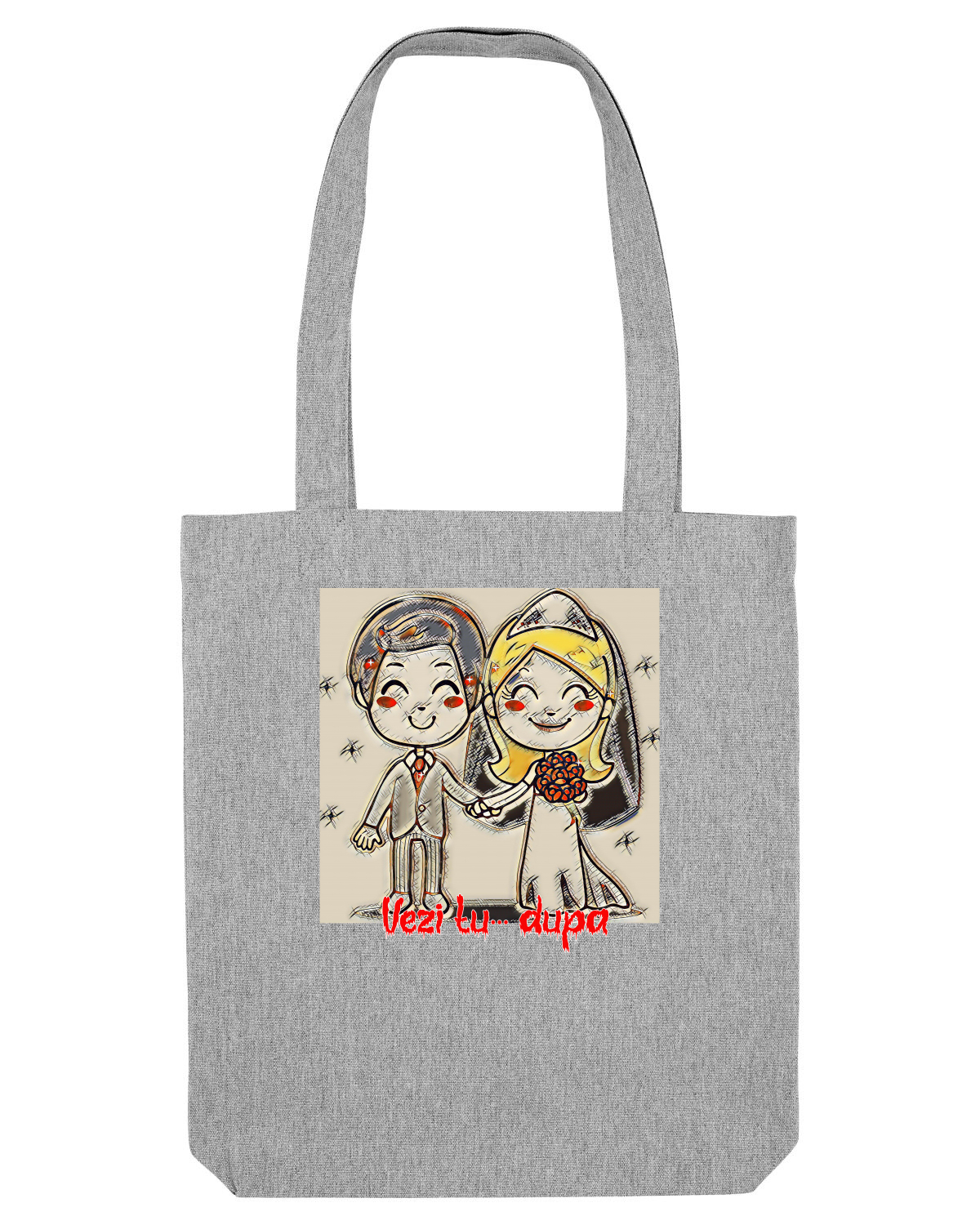 Sacoșă textilă Heather Grey