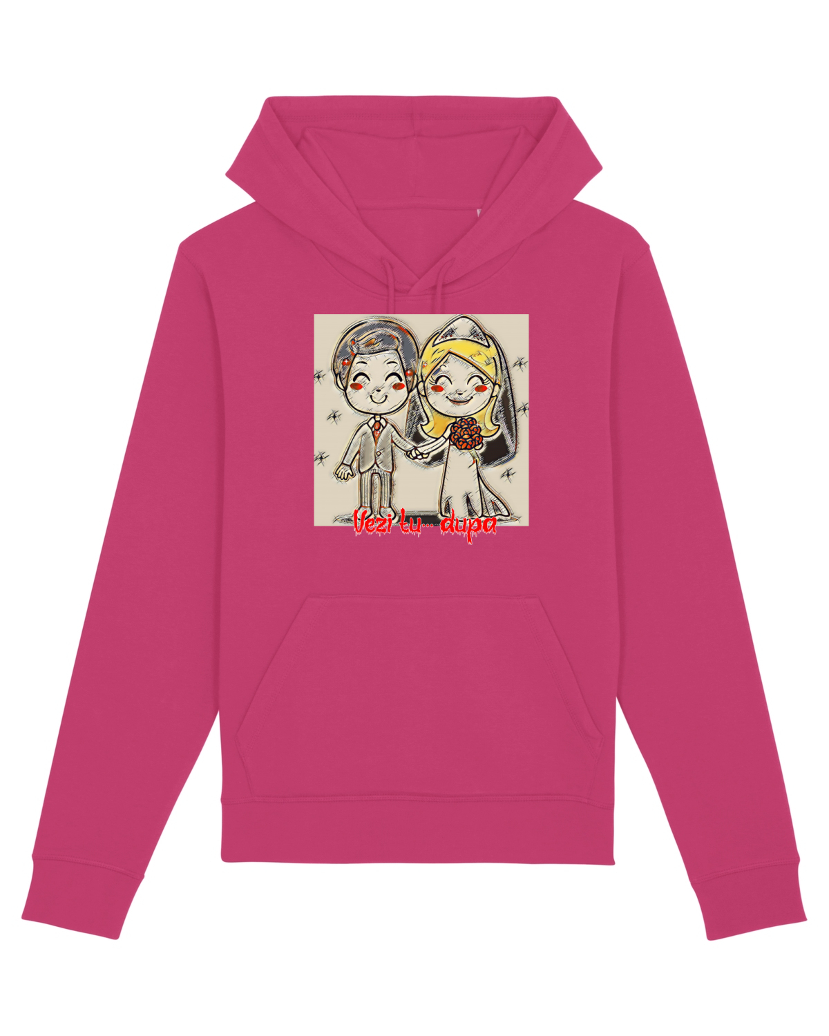 Hanorac Unisex Drummer Raspberry