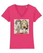Vezi tu... după Tricou mânecă scurtă guler V Damă Evoker