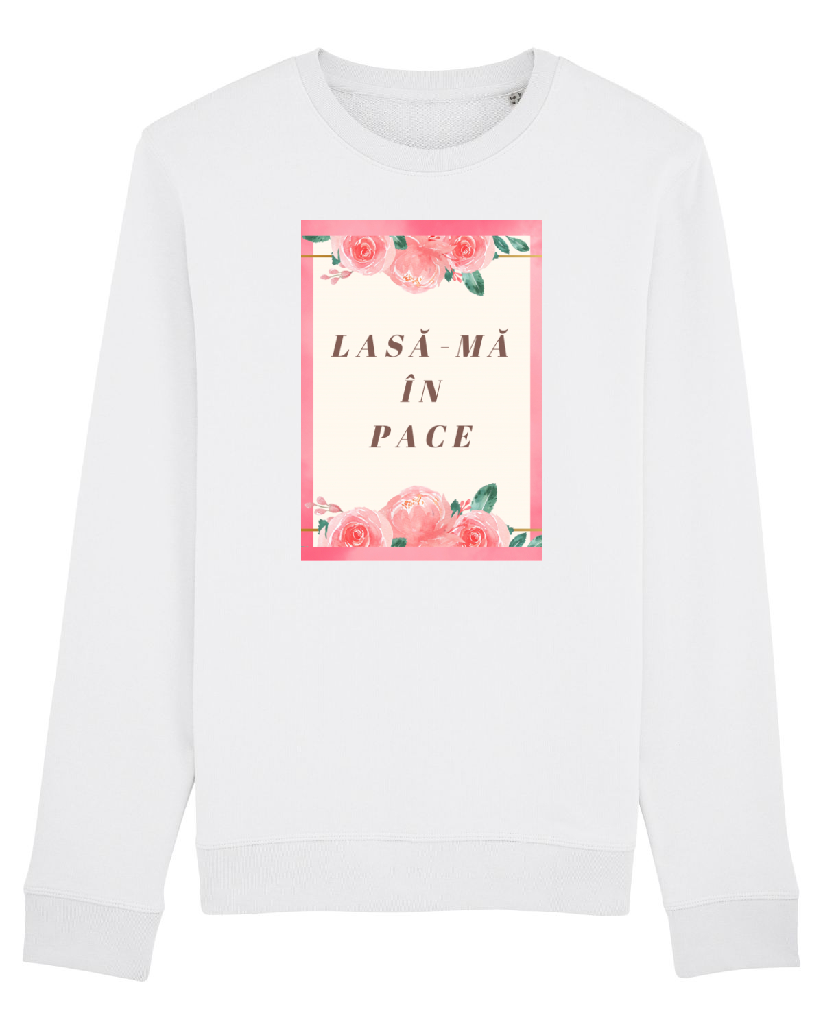 Bluză mânecă lungă Unisex Rise White