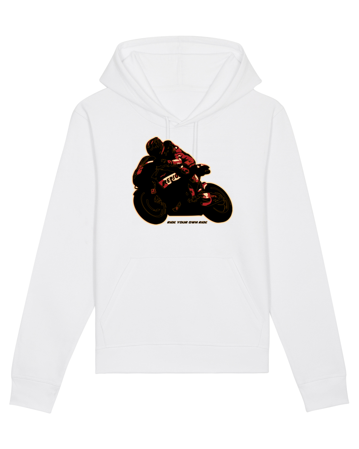 Hanorac Unisex Drummer White