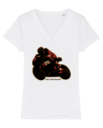 Ride your own Ride 1.1 Tricou mânecă scurtă guler V Damă Evoker