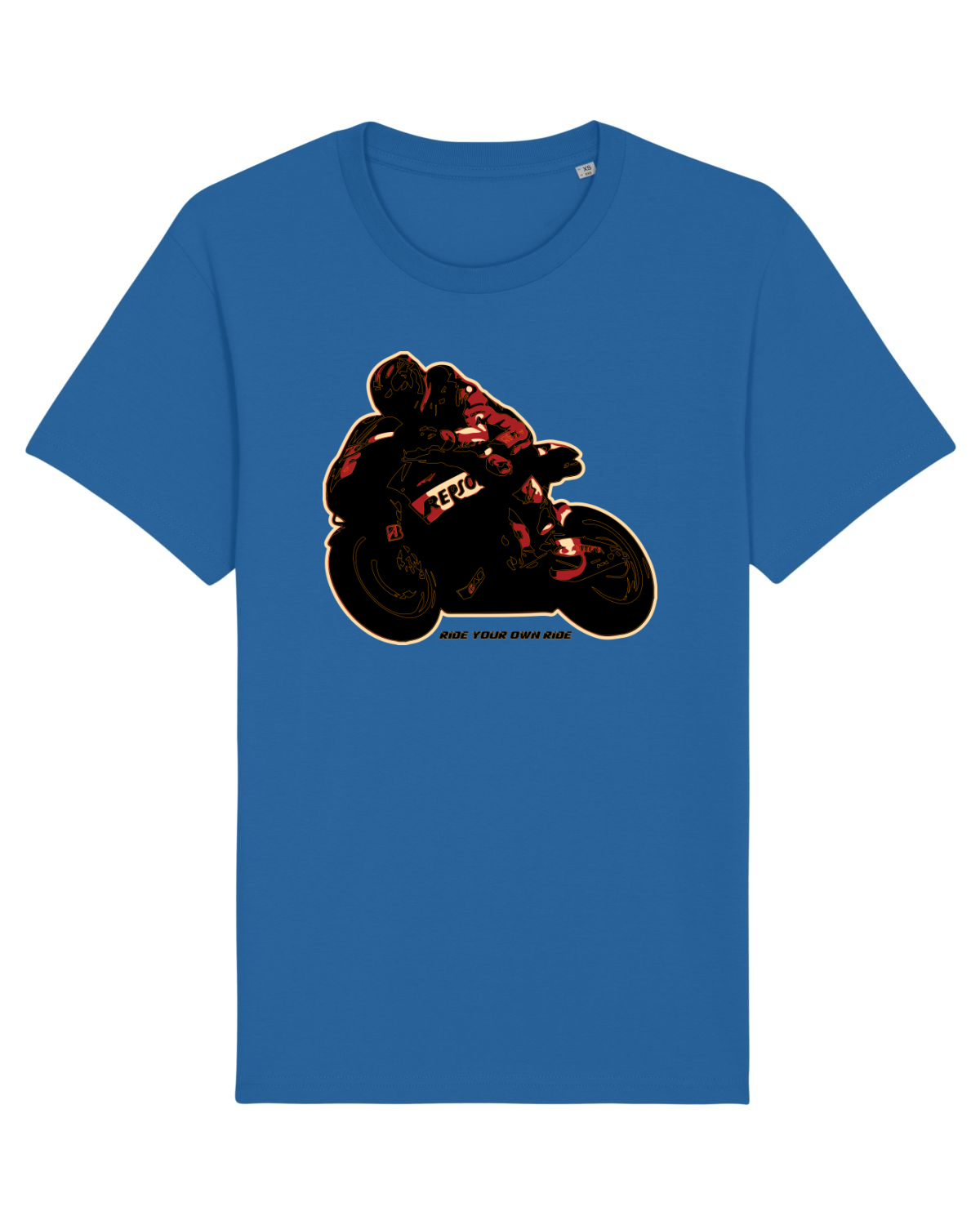 Tricou mânecă scurtă Unisex Rocker Royal Blue