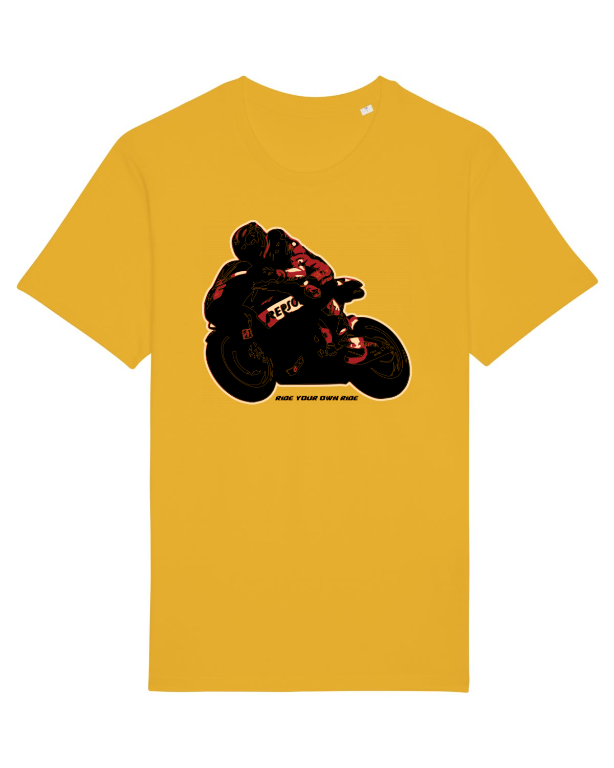 Tricou mânecă scurtă Unisex Rocker Spectra Yellow