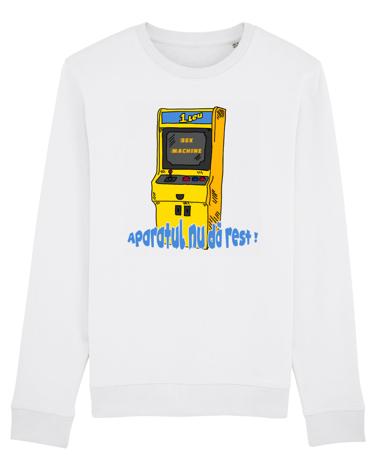 Bluză mânecă lungă Unisex Rise White