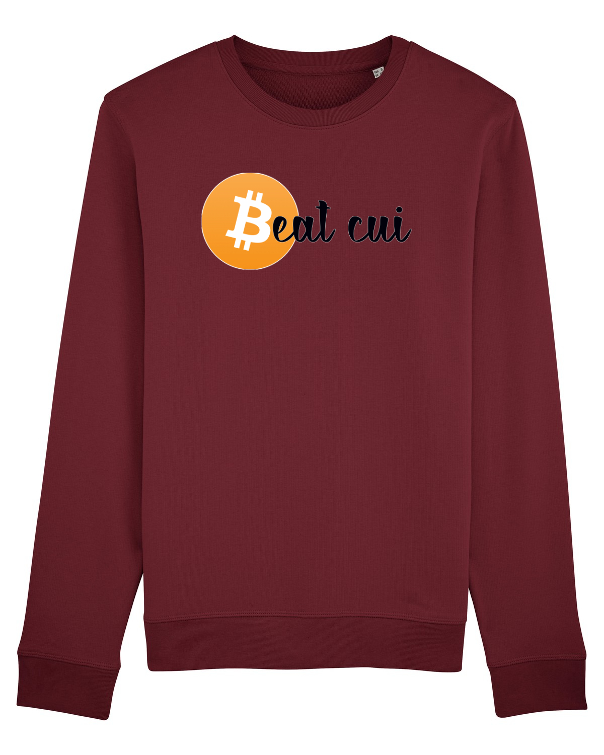 Bluză mânecă lungă Unisex Rise Burgundy