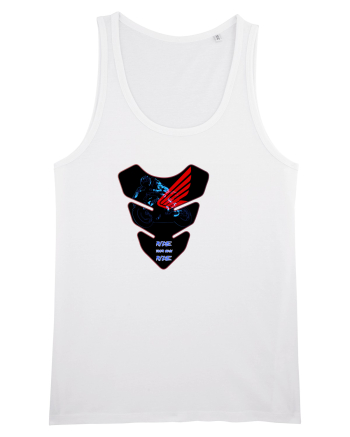 Ride your own Ride gas tank protector White