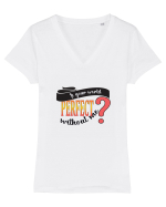 You and me Tricou mânecă scurtă guler V Damă Evoker