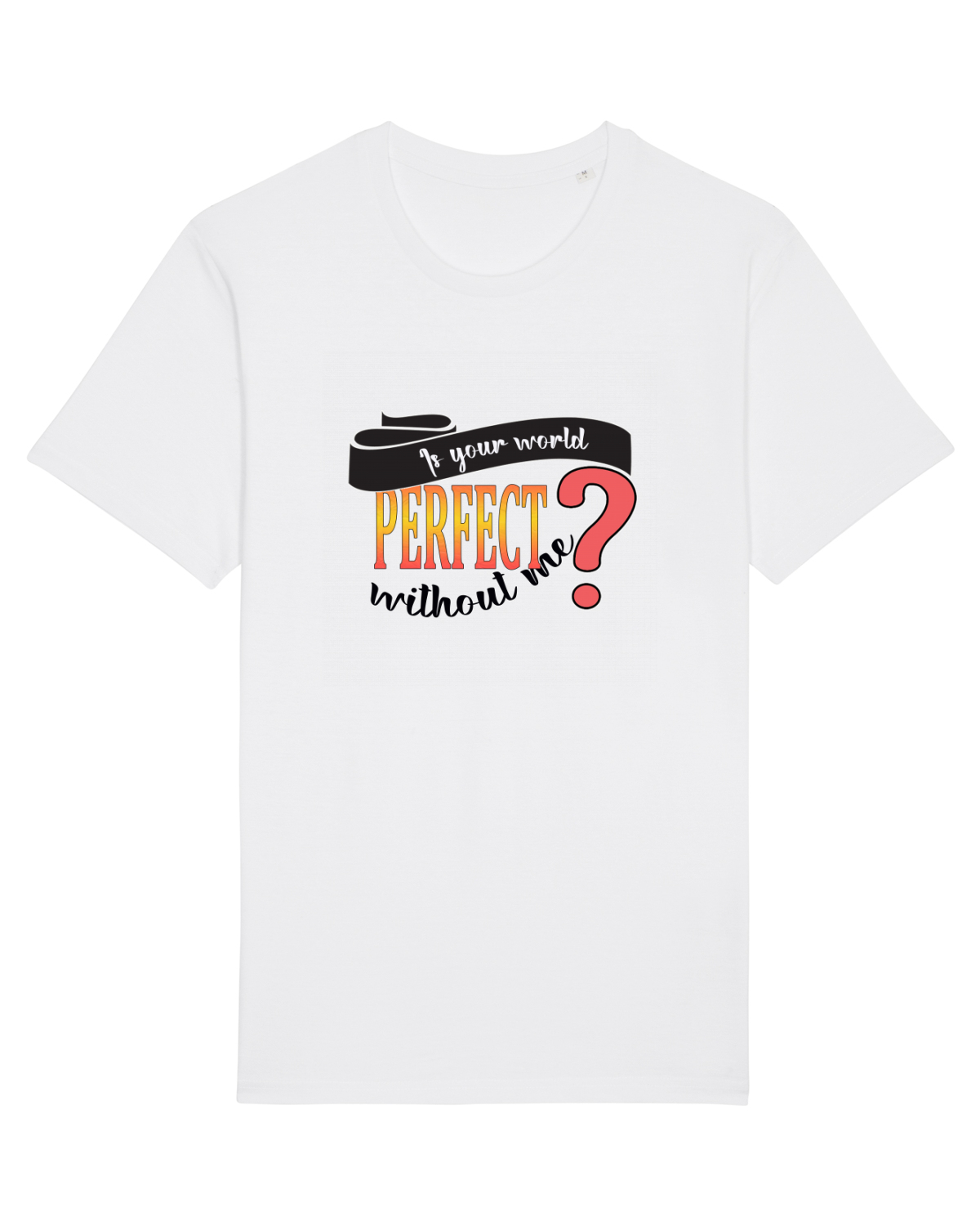 Tricou mânecă scurtă Unisex Rocker White