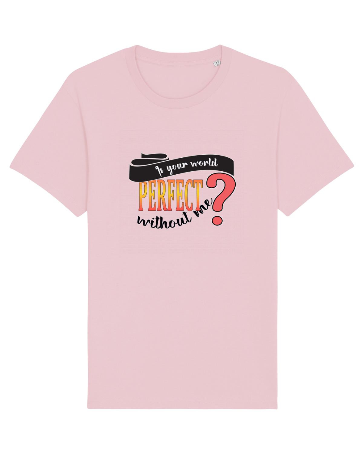 Tricou mânecă scurtă Unisex Rocker Cotton Pink