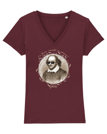 Hamlet Ofelia Shakespeare - gluma Burgundy