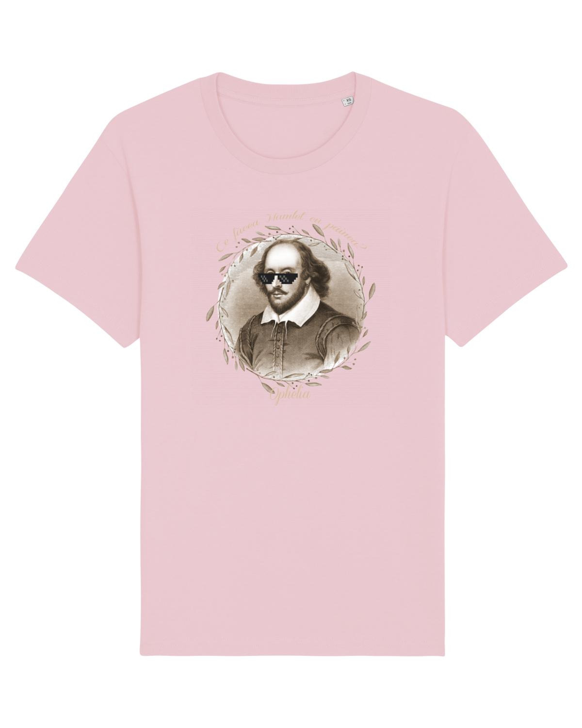 Tricou mânecă scurtă Unisex Rocker Cotton Pink