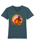 Summer Vibes - pentru iubitorii de vara Tricou mânecă scurtă guler V Bărbat Presenter