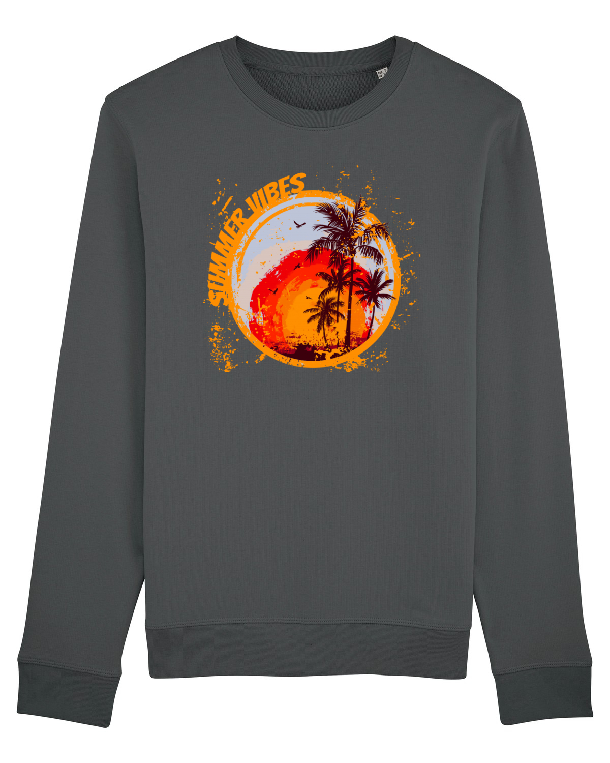 Bluză mânecă lungă Unisex Rise Anthracite