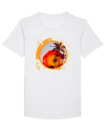 Summer Vibes - pentru iubitorii de vara Tricou mânecă scurtă guler larg Bărbat Skater
