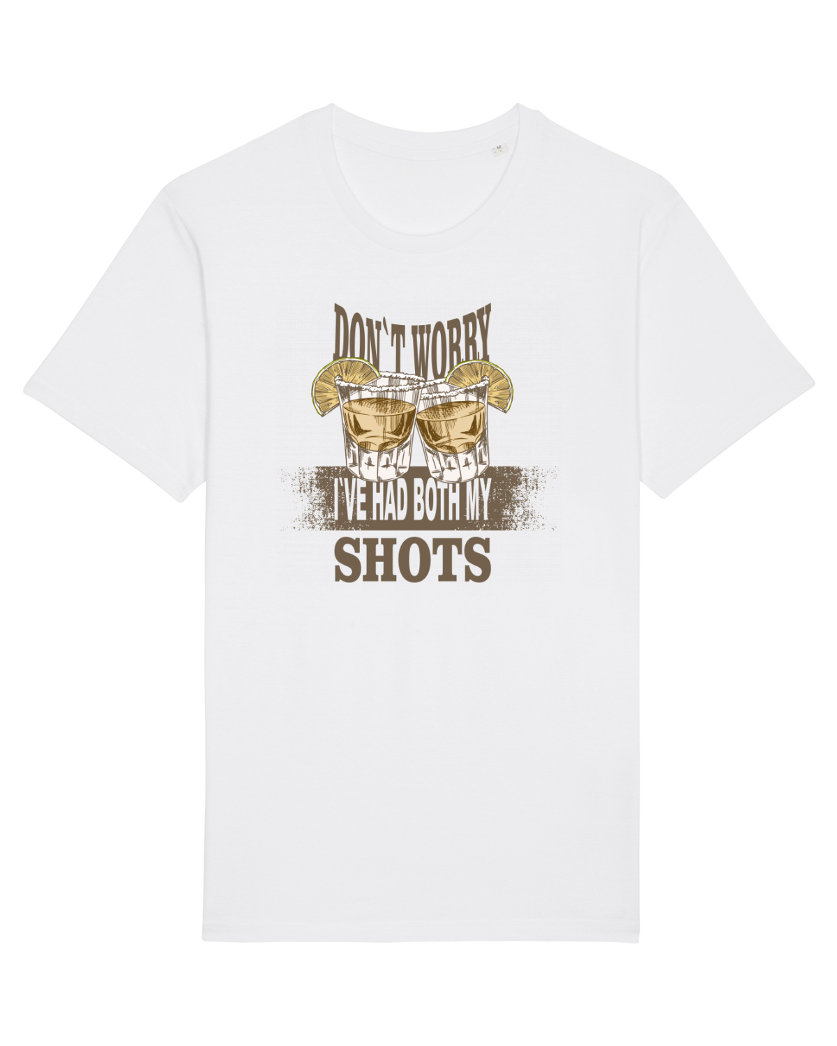Tricou mânecă scurtă Unisex Rocker White