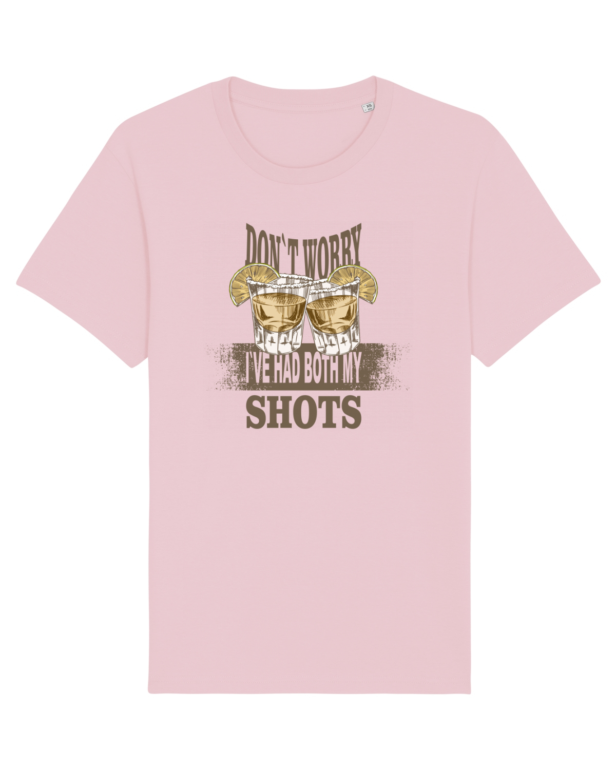 Tricou mânecă scurtă Unisex Rocker Cotton Pink