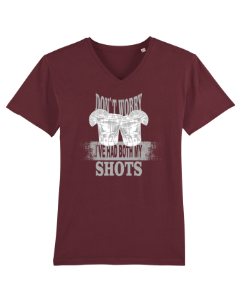 DON`T WORRY I`VE HAD BOTH MY SHOTS Burgundy