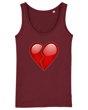 Just a heart Burgundy