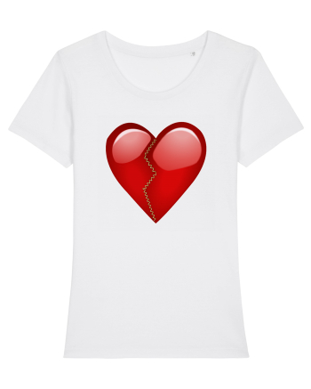 Just a heart White