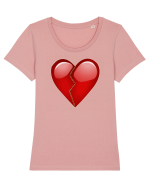 Just a heart Tricou mânecă scurtă guler larg fitted Damă Expresser