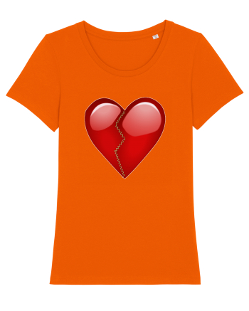 Just a heart Bright Orange