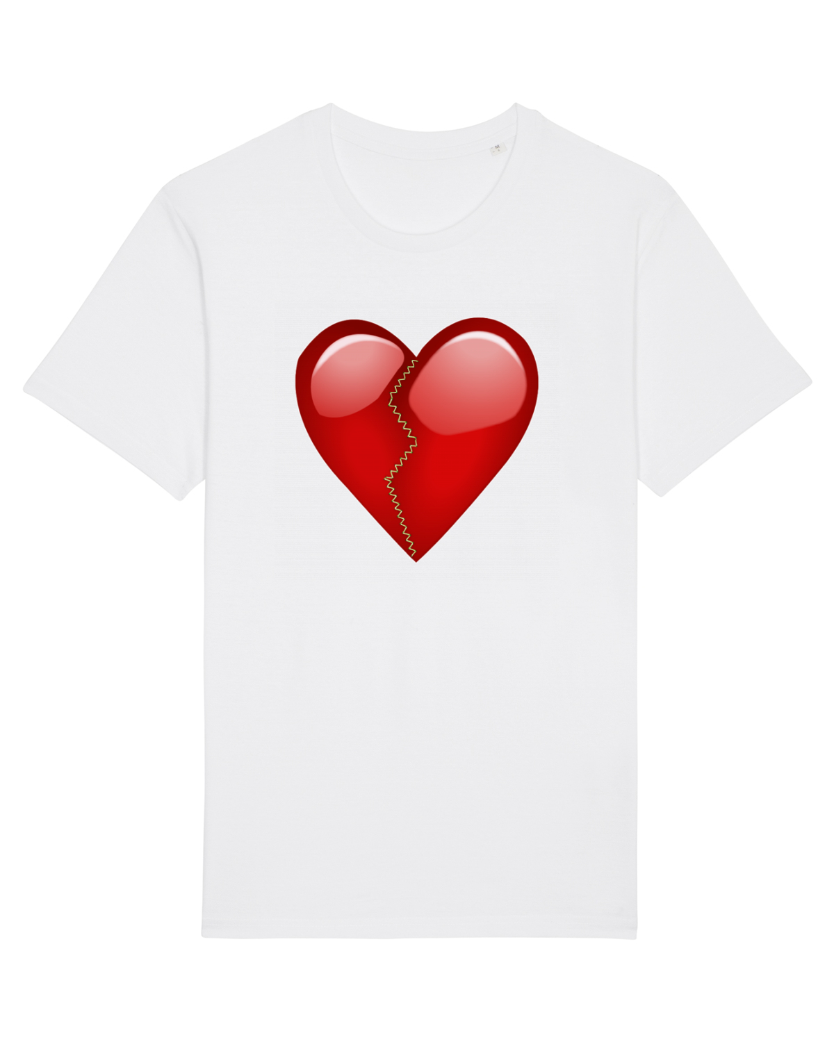 Tricou mânecă scurtă Unisex Rocker White