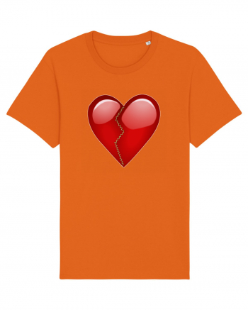 Just a heart Bright Orange