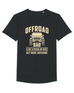 Offroad Dad Like A Regular Dad But more Awesome Tricou mânecă scurtă guler larg Bărbat Skater