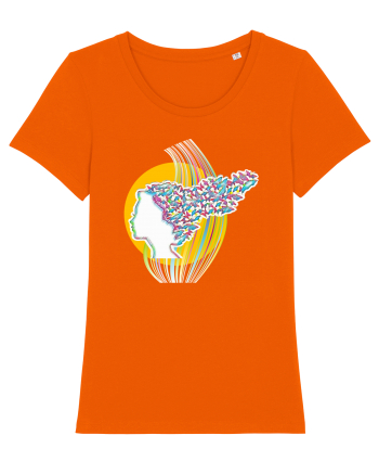 Fata cu fluturi Bright Orange