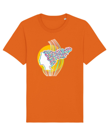 Fata cu fluturi Bright Orange