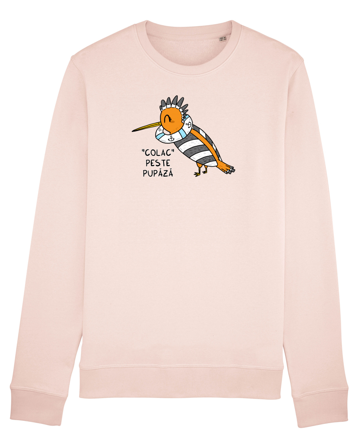 Bluză mânecă lungă Unisex Rise Candy Pink