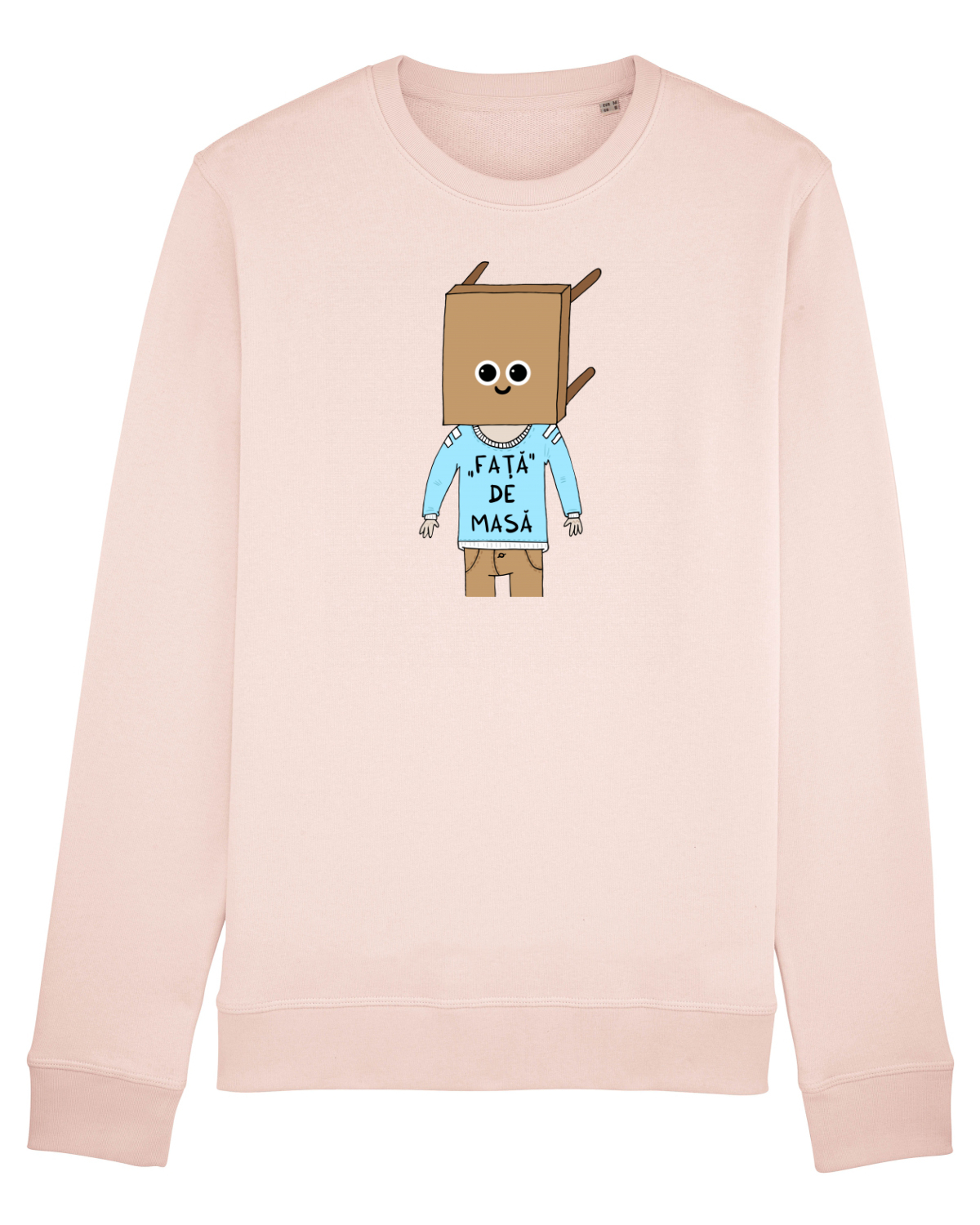 Bluză mânecă lungă Unisex Rise Candy Pink