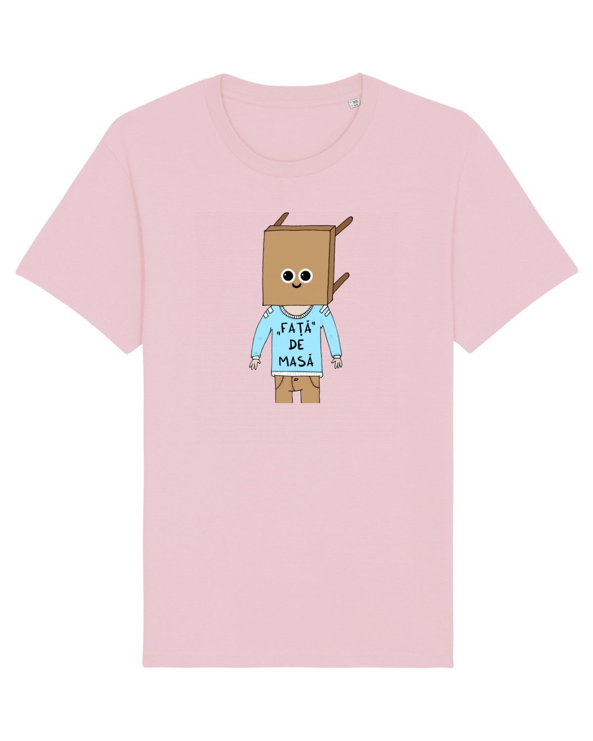 Tricou mânecă scurtă Unisex Rocker Cotton Pink