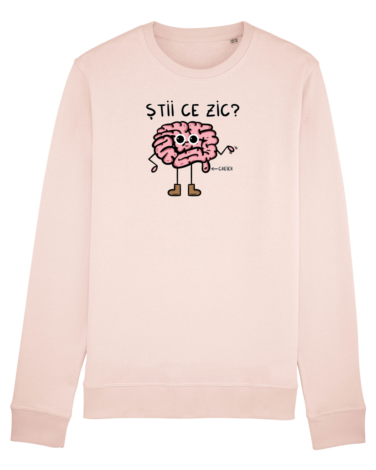 Bluză mânecă lungă Unisex Rise Candy Pink