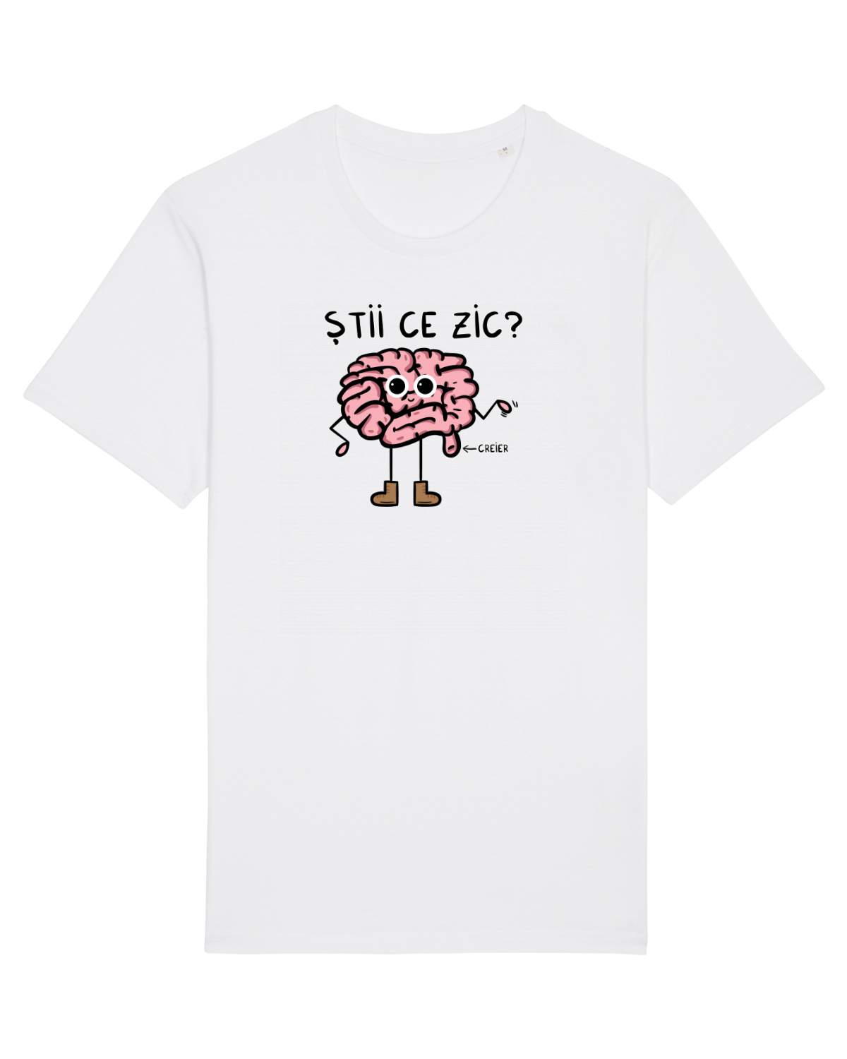 Tricou mânecă scurtă Unisex Rocker White