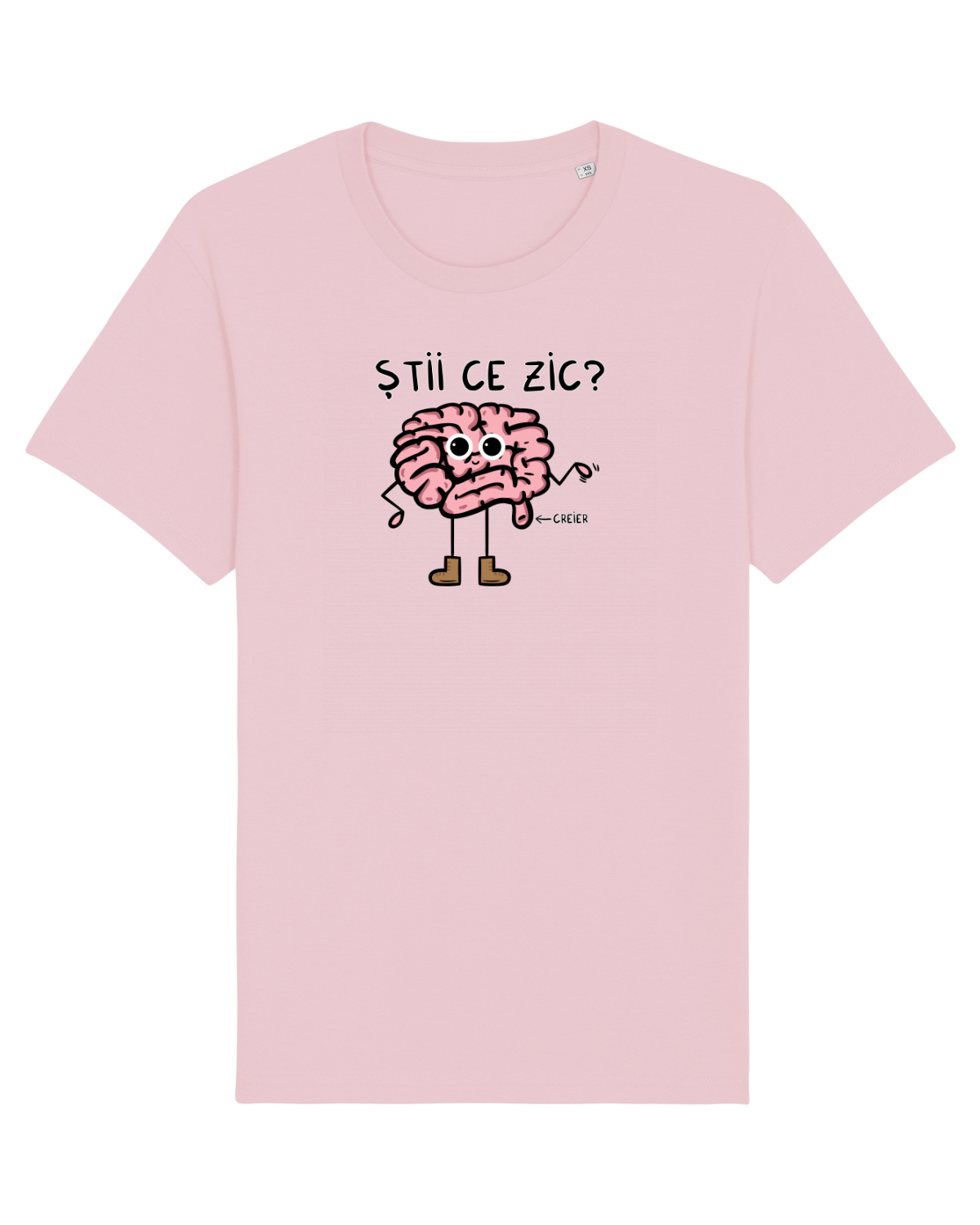 Tricou mânecă scurtă Unisex Rocker Cotton Pink